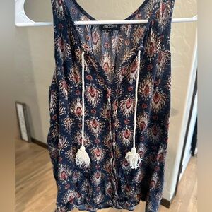 Women’s Stoosh Sleeveless Boho Top Small